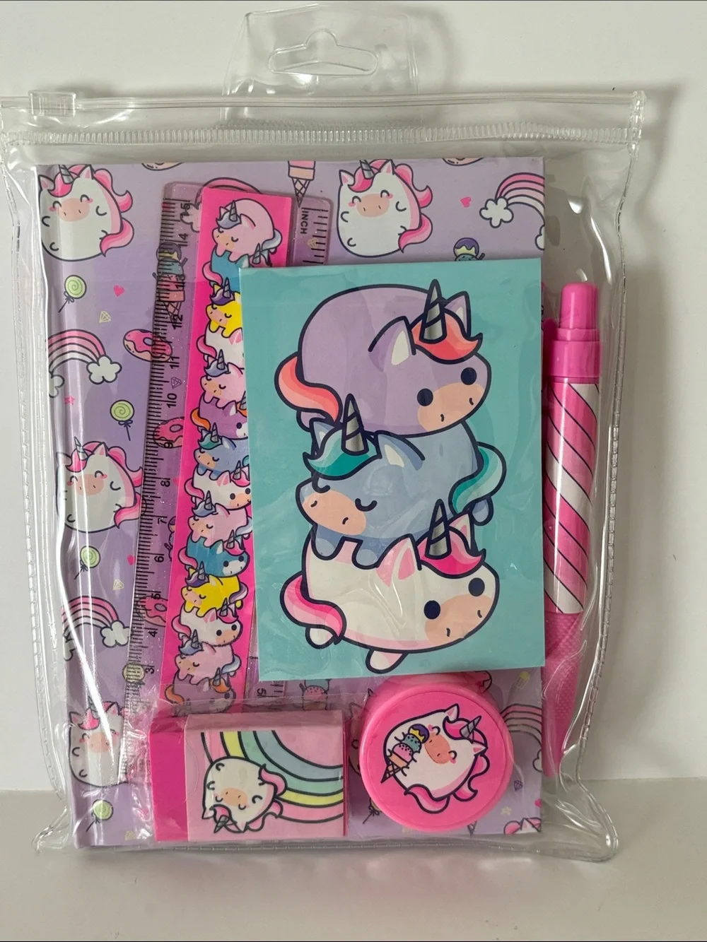 Claire's Dessert Unicorn Stationery Set